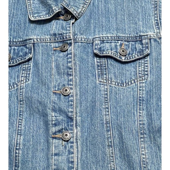 Cabela's Legendary Quality Denim Button With Pockets Jacket Women's Medium‎ - Picture 3 of 7